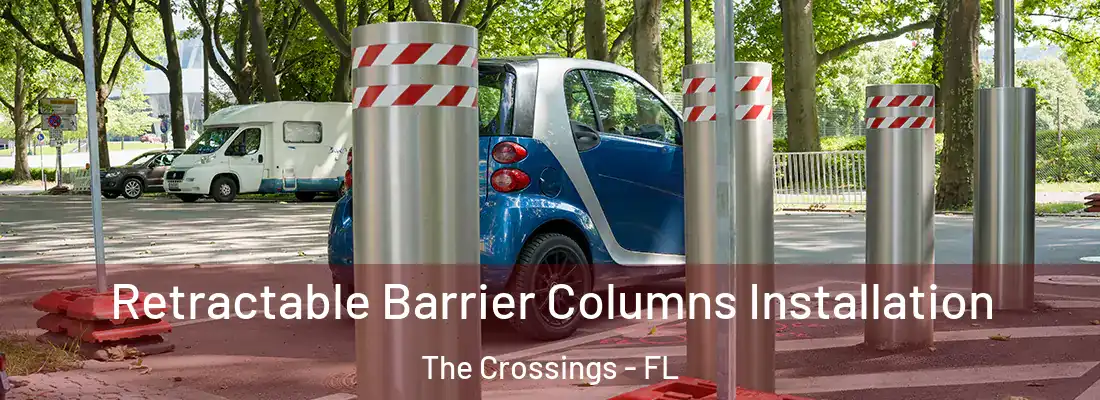 Retractable Barrier Columns Installation The Crossings - FL
